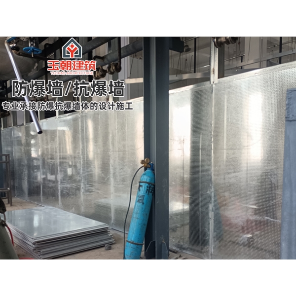 宁津纤维复合钢板抗爆墙定制 轻质防爆墙施工安装一条龙服务